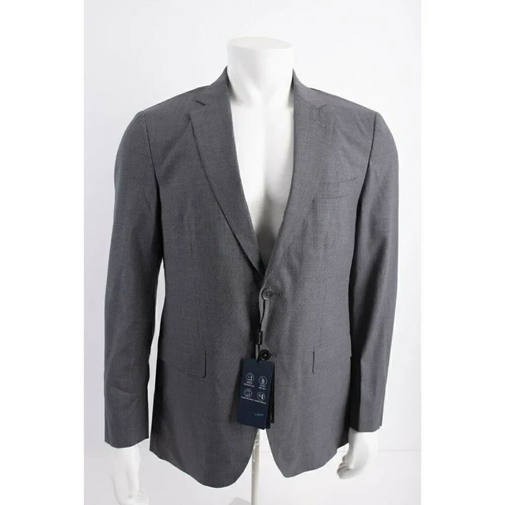 Massimo Dutti Mens Wool Suit Blazer US 42 EU 52